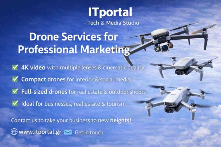 🚁 Drones στη Διαφήμιση & Επιχειρηματική Προβολή
