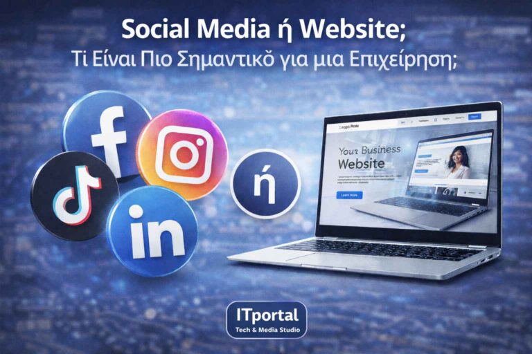 Social Media ή Website; Τι Είναι Πιο Σημαντικό για μια Επιχείρηση;
